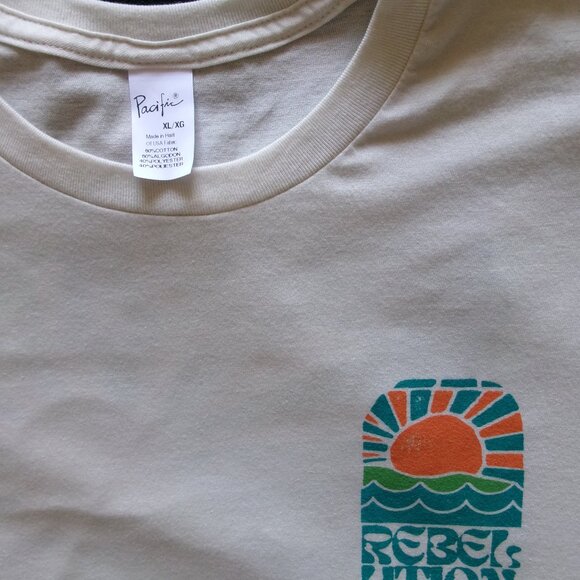 Rebelution Rising Sun Ocean Beach Reggae T-Shirt Mens S/S Sz XL - New - Picture 4 of 5